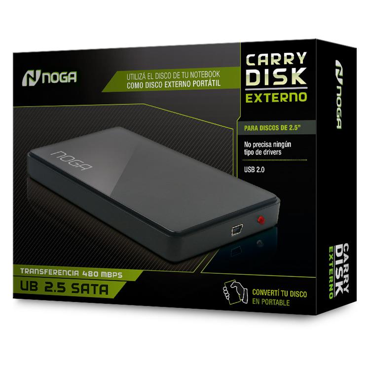 CARRY DISK EXTERNO 2.5 SATA  - UB2.5 SATA  - NOGA NET